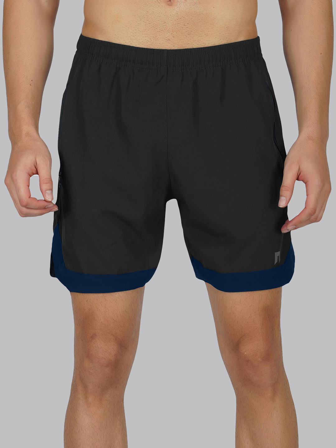

NEVER LOSE Mid-Rise Cycling Sports Shorts, Black