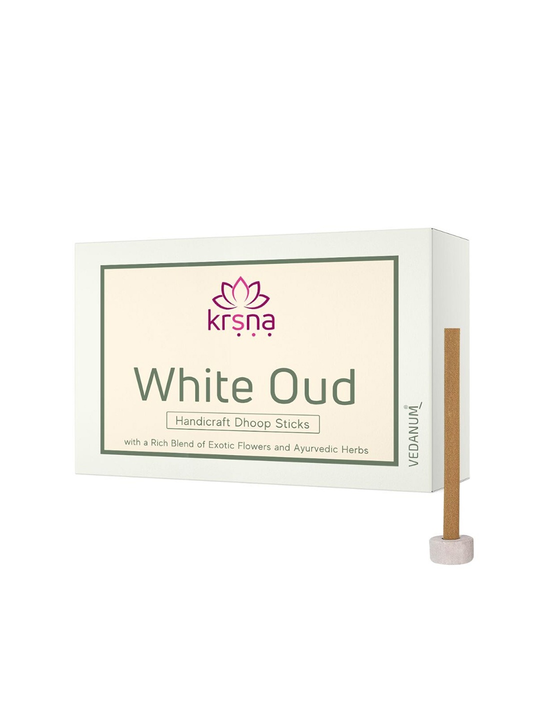 

VEDANUM Brown Charcoal Free Oud Dhoop Sticks
