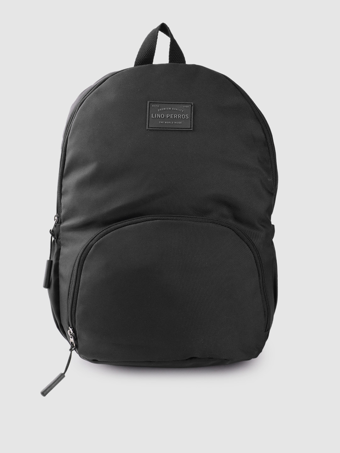 

Lino Perros Women Self-Striped Backpack, Black