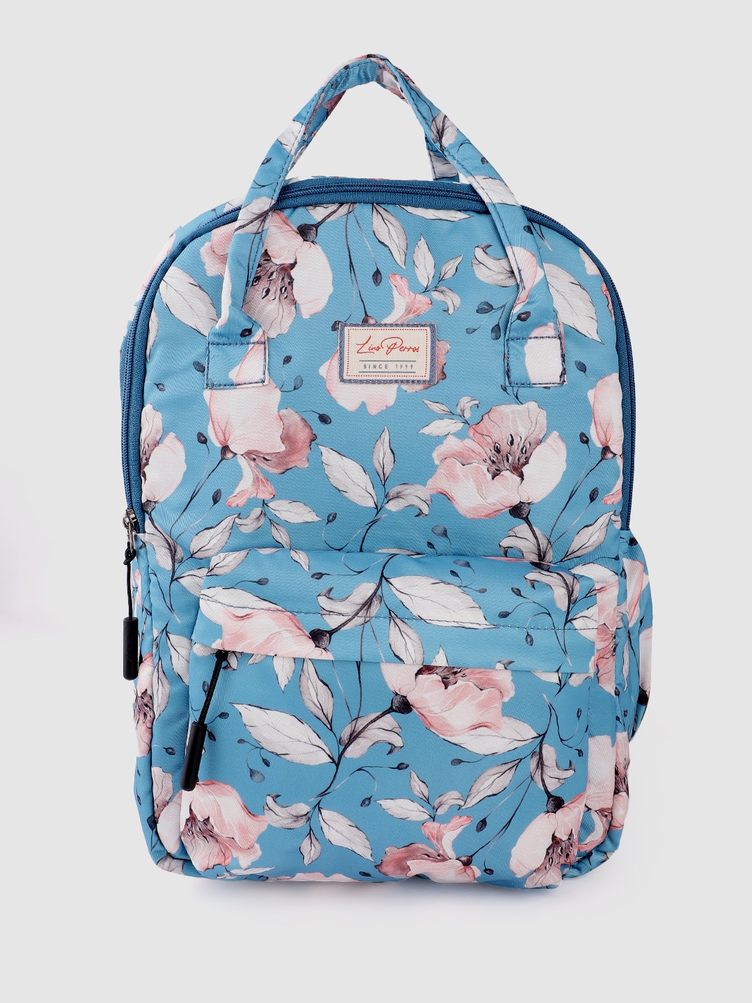 

Lino Perros Women Floral Print Backpack, Blue