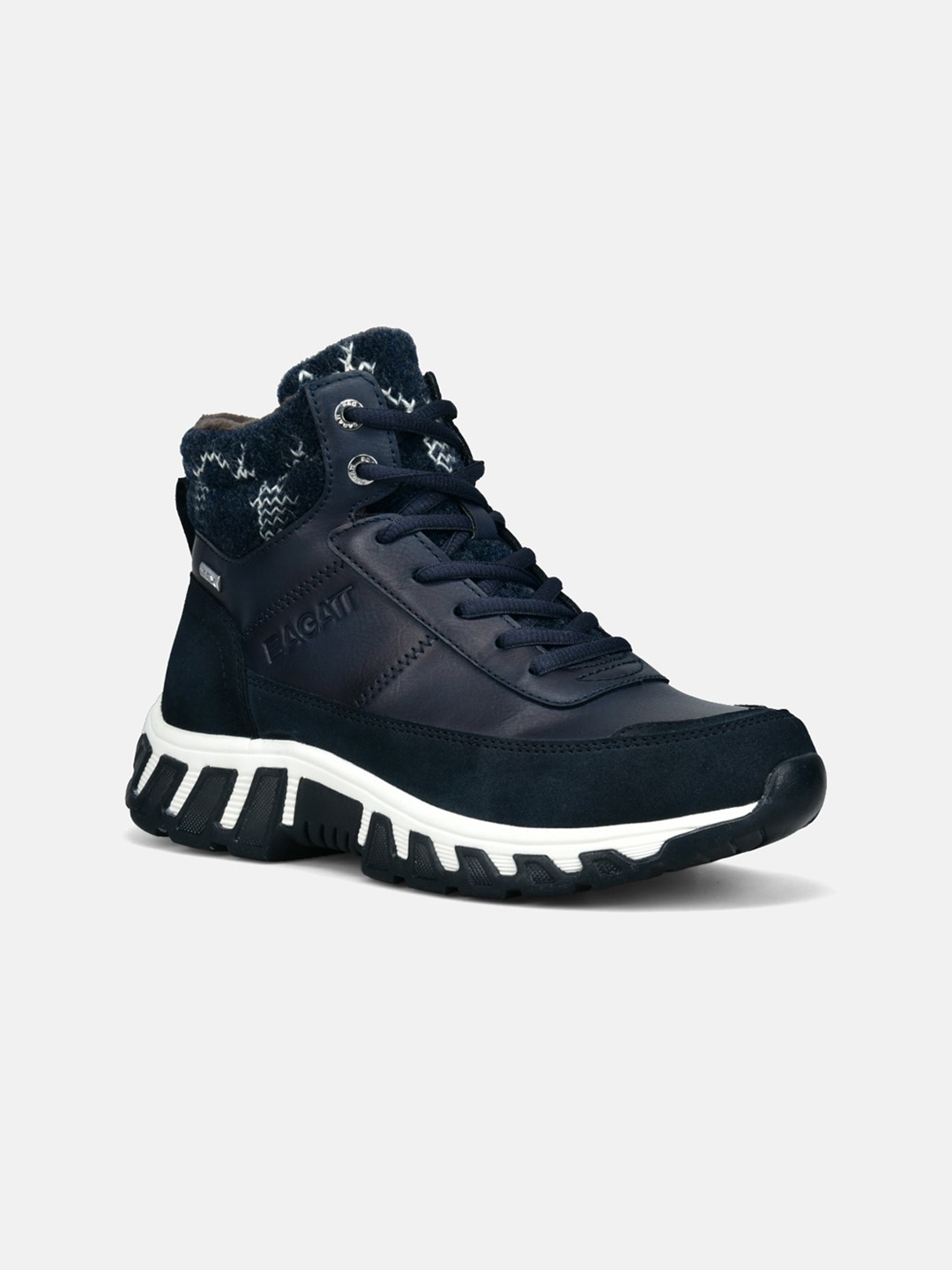 

BAGATT Women Chi TEX Mid-Top Sneakers, Navy blue