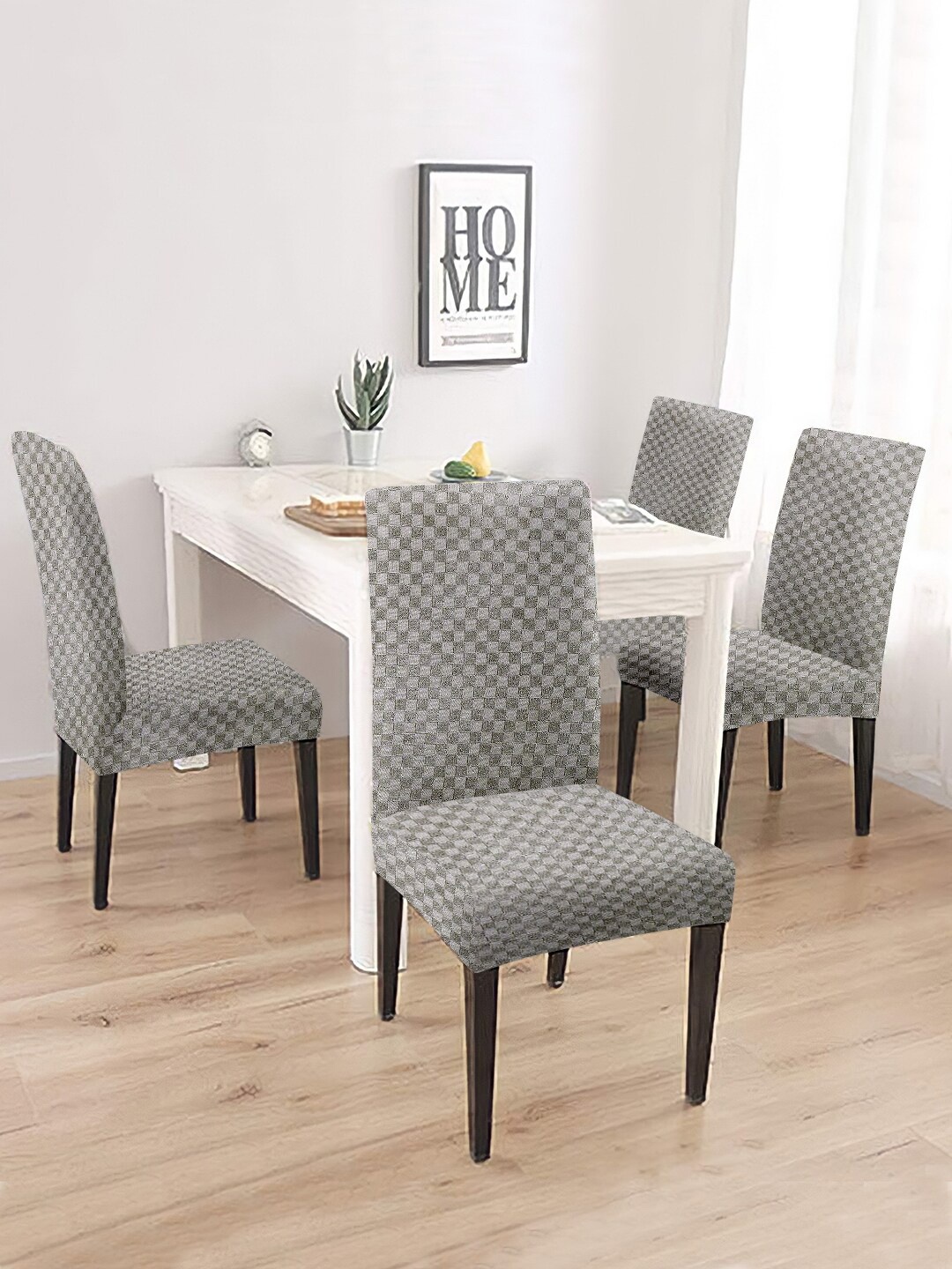 

Cortina Grey 4 Pieces Printed Chair Covers