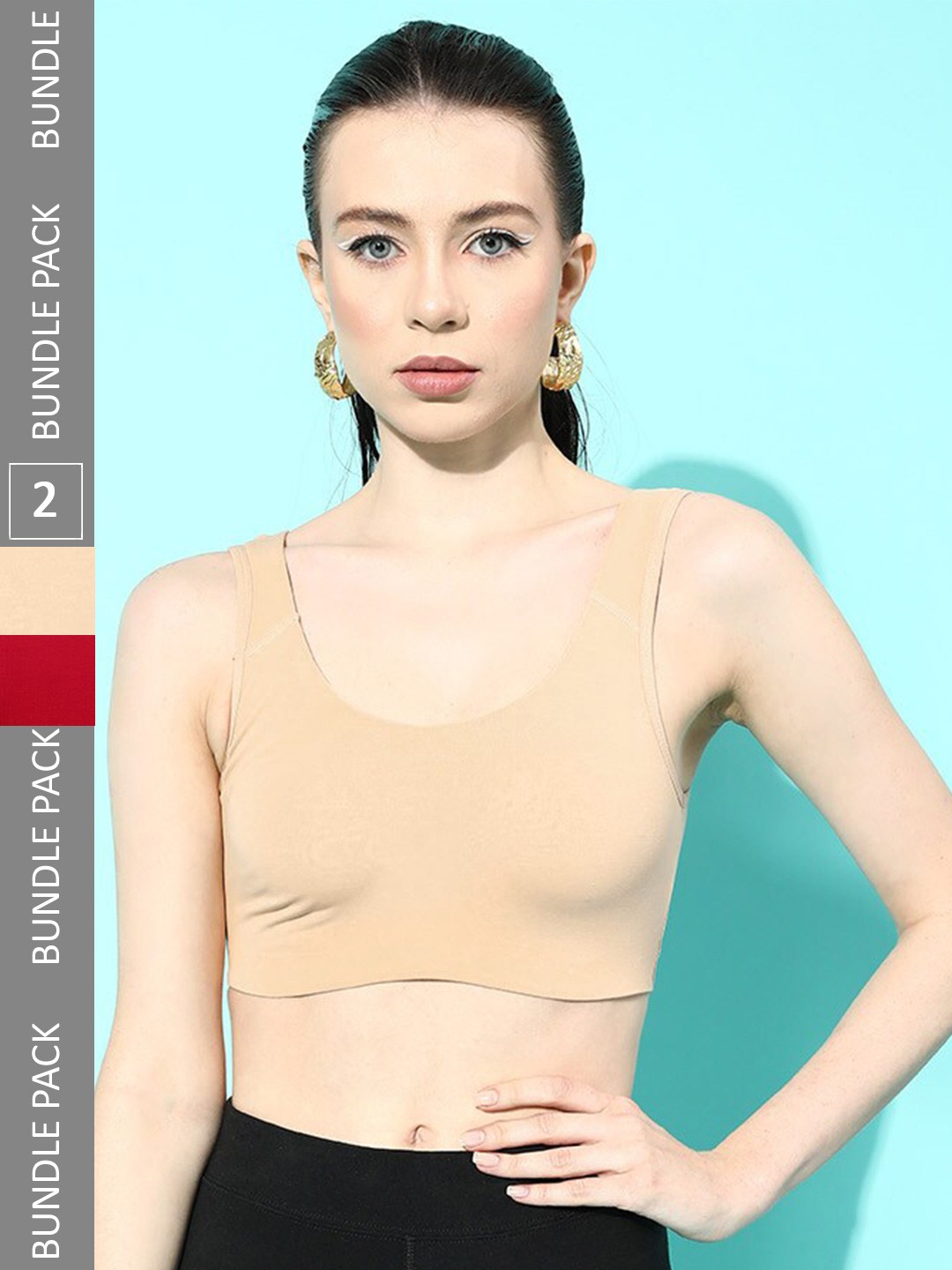 

Leading Lady Pack Of 2 Bra Full Coverage, Nude