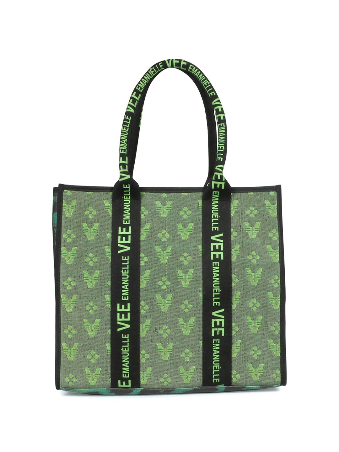 

Favore Green Textured Shopper Tote Bag