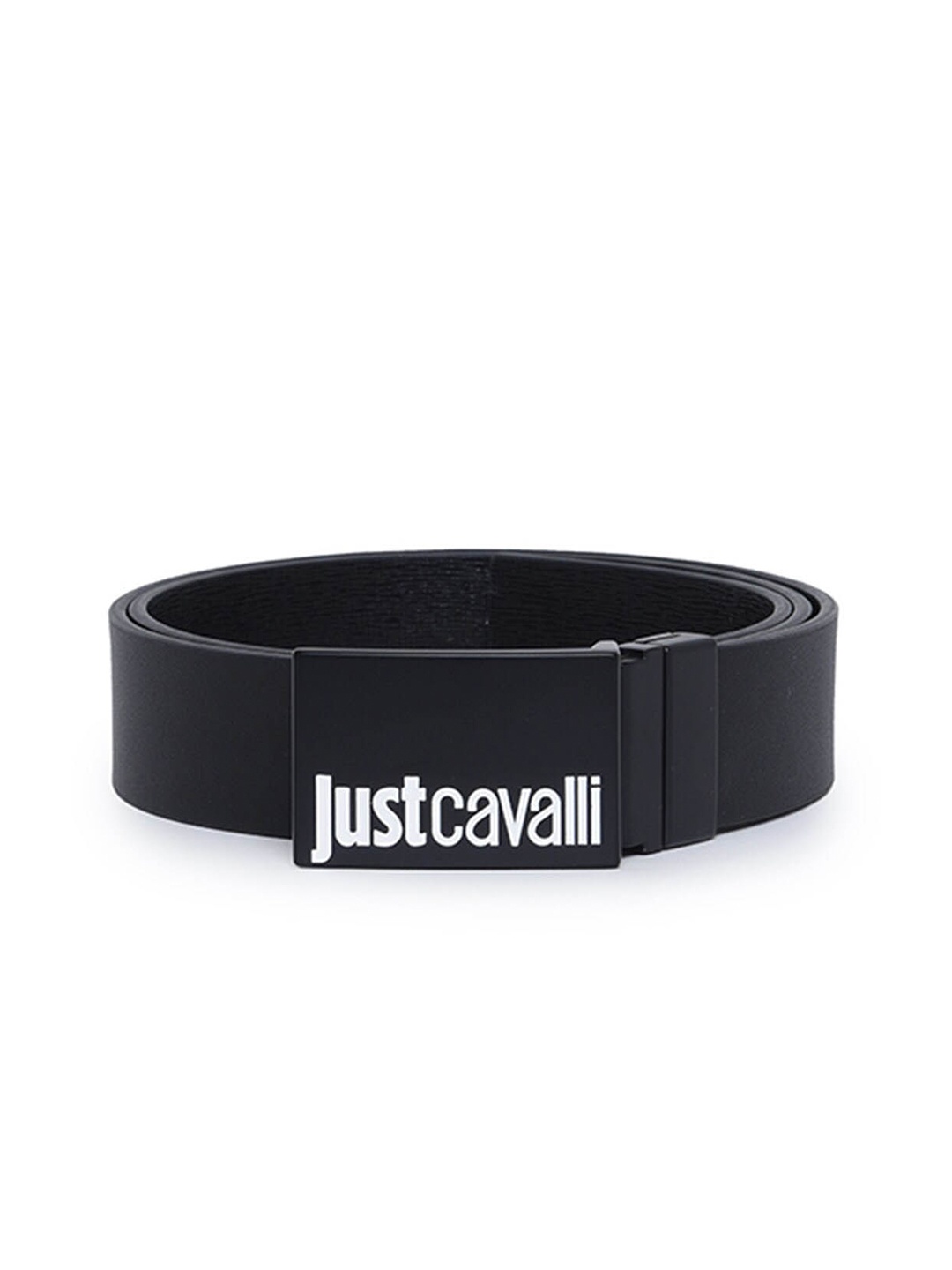 

Just Cavalli Men Leather Belt, Black