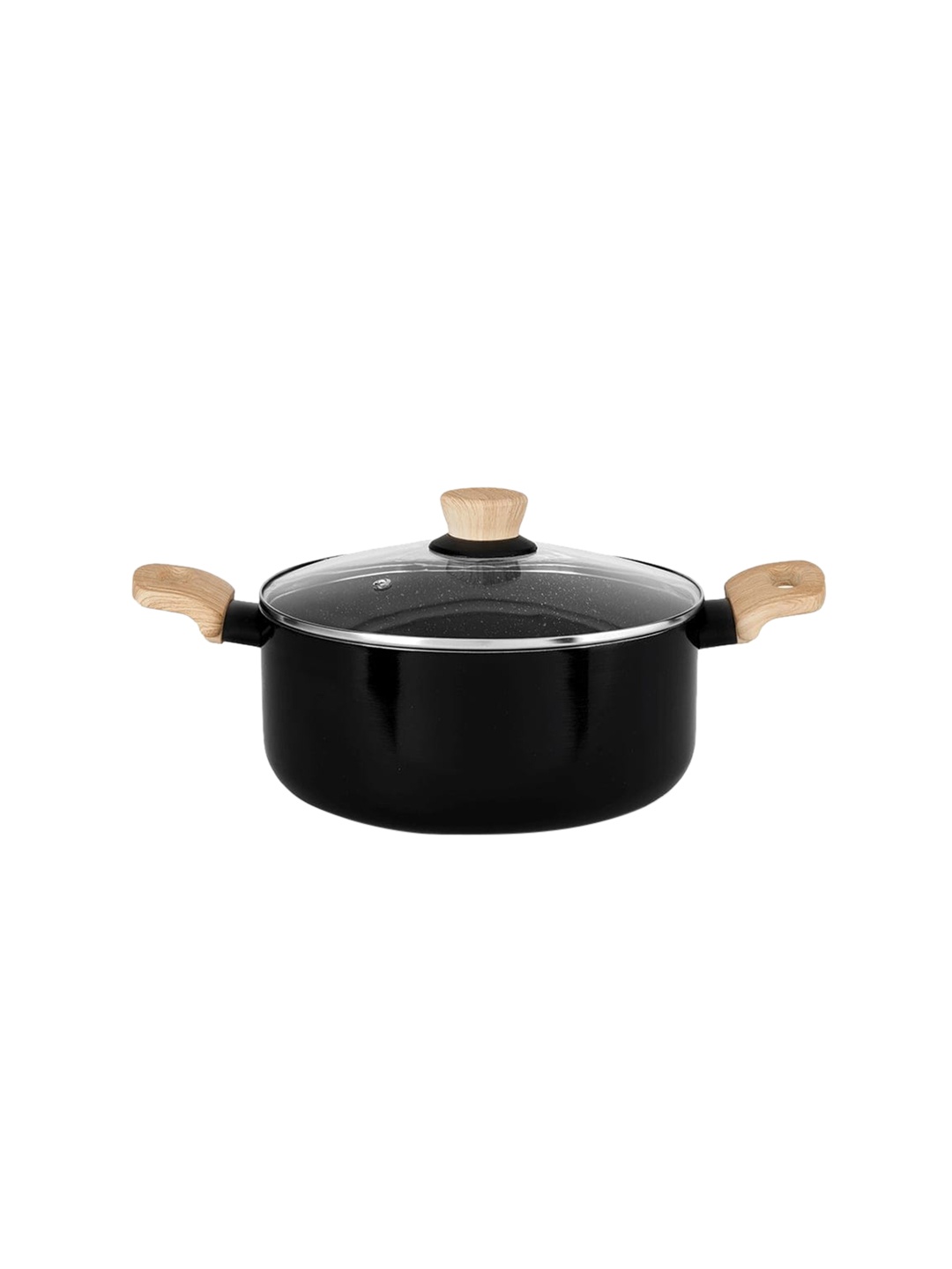 

BERGNER Bellini Plus Aura 5-Layer Induction Bottom Non-Stick Casserole With Lid 2.5 L, Black