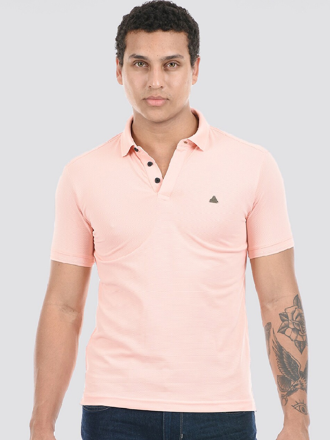 

Cloak & Decker by Monte Carlo Polo Collar Regular Fit T-shirt, Pink