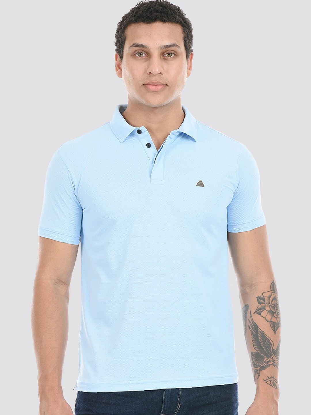 

Cloak & Decker by Monte Carlo Polo Collar Regular Fit T-shirt, Blue