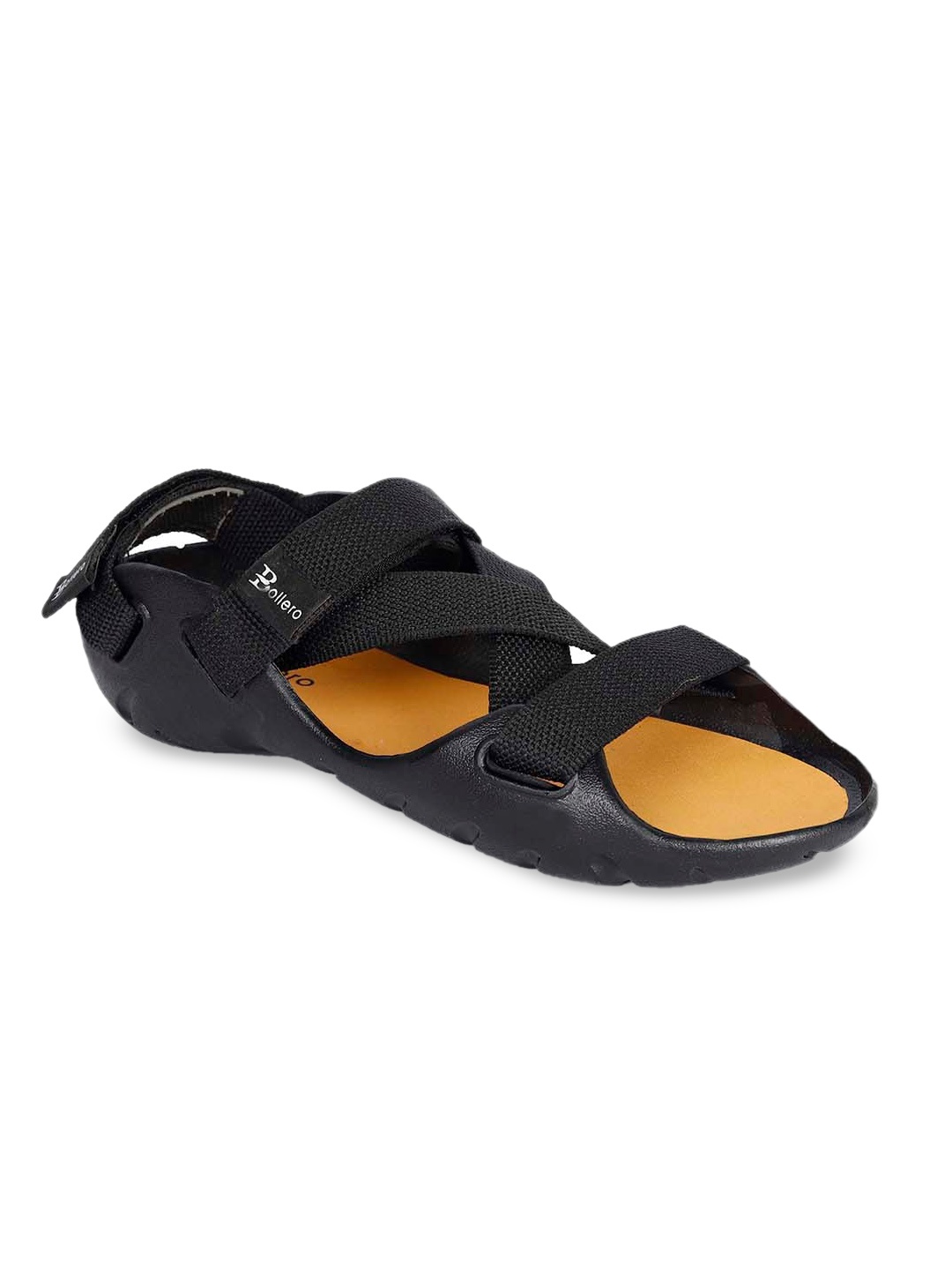 

Bollero Men Sports Sandals With Backstrap, Black