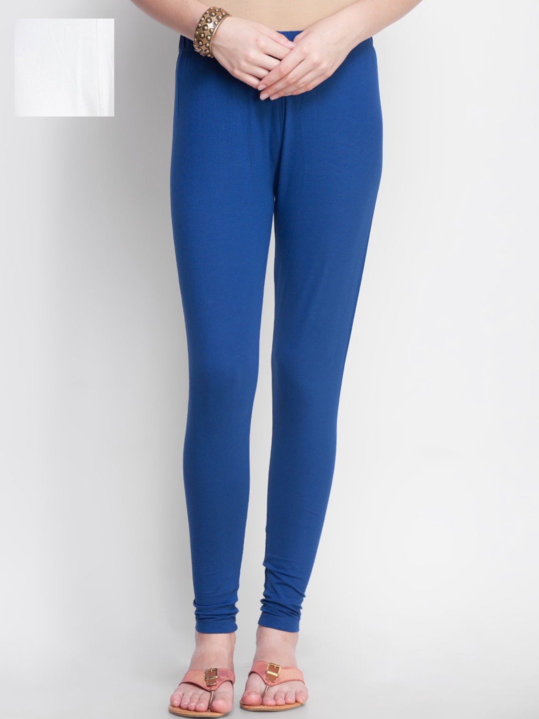 

Dollar Missy Pack of 2 Churidar-Length Leggings, Blue