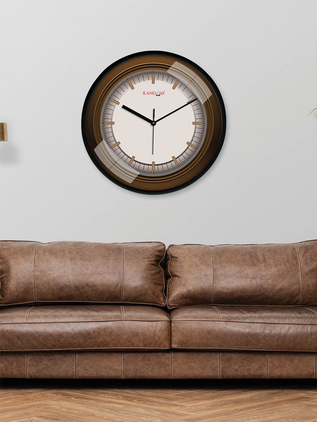 

RANDOM Black & White Printed Round Shape Analogue Wall Clock