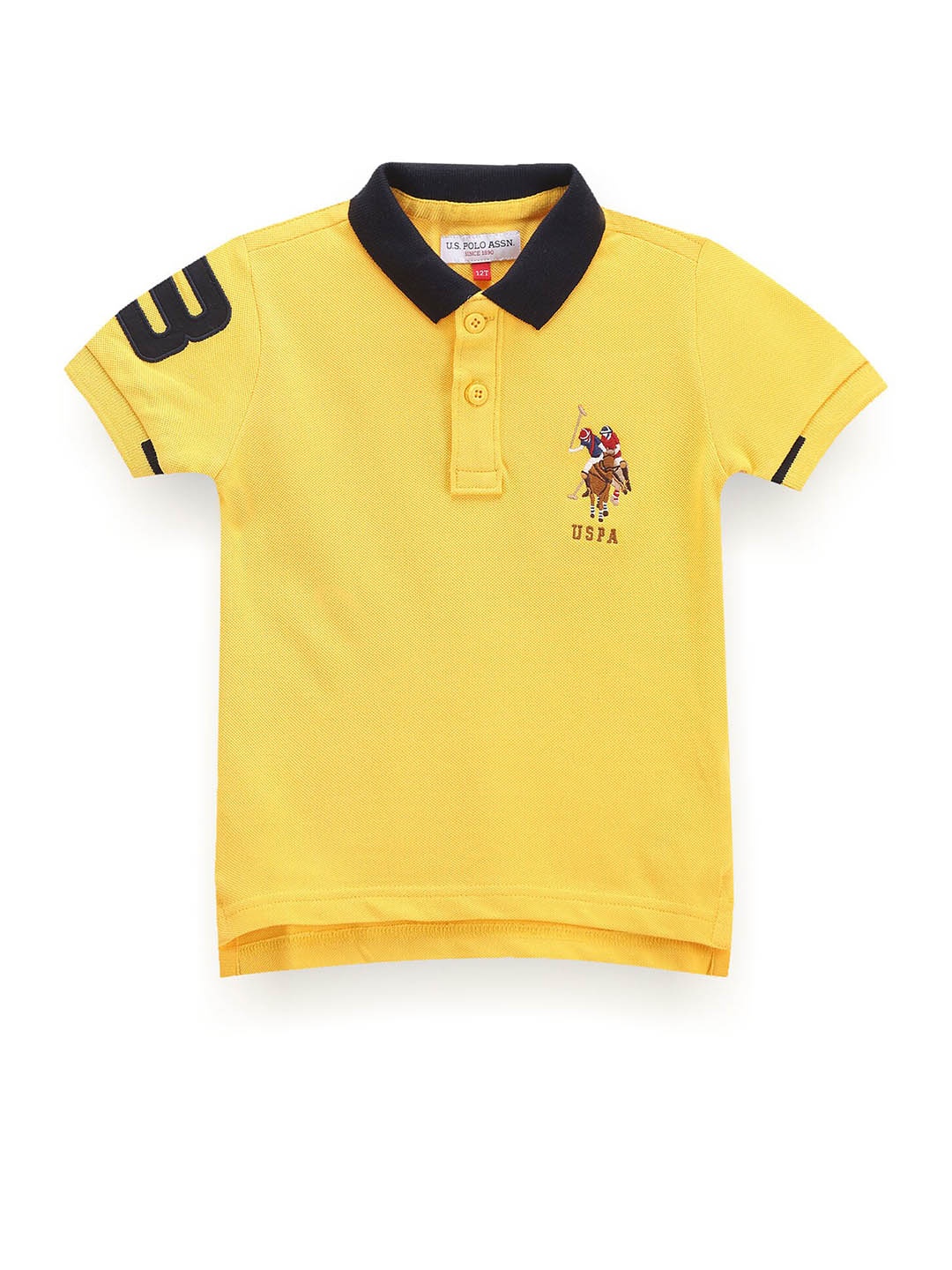 

U.S. Polo Assn. Kids Boys Polo Collar T-shirt, Yellow