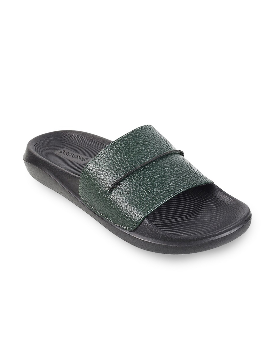 

Mochi Men Synthetic Sliders, Green