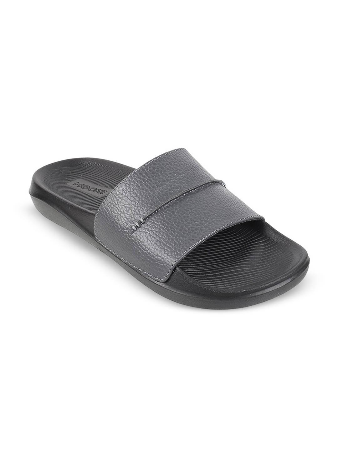 

Mochi Men Textured Sliders, Grey