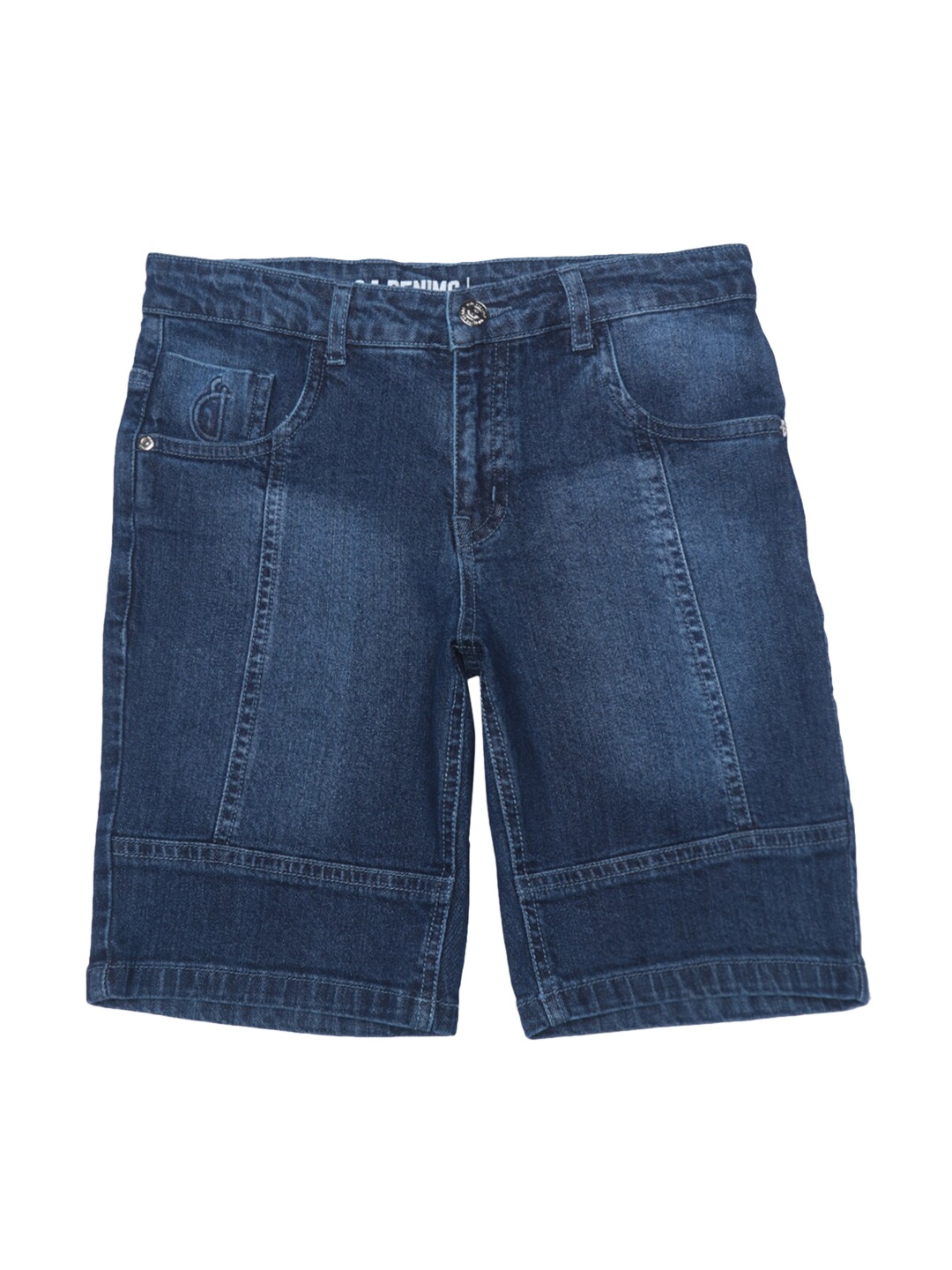 

Gini and Jony Boys Mid-Rise Denim Shorts, Navy blue