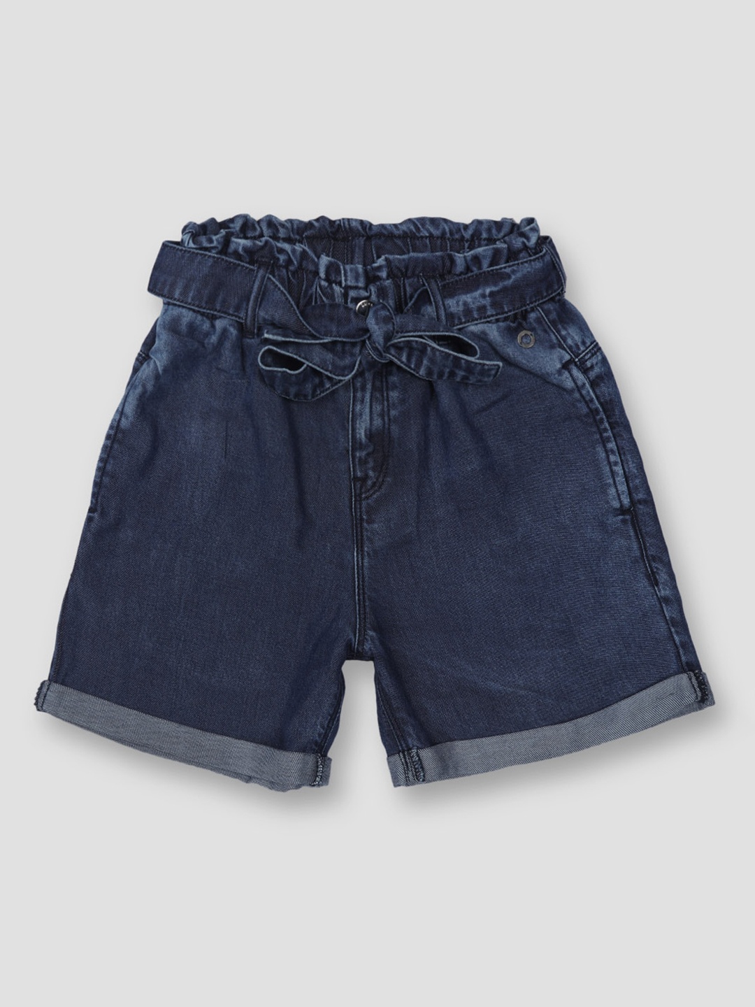 

Gini and Jony Girls Denim Shorts, Navy blue