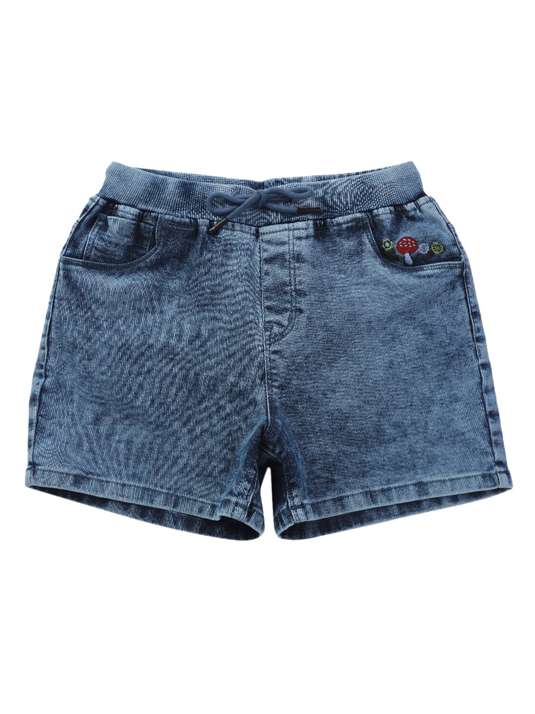 

Gini and Jony Girls Mid-Rise Denim Shorts, Navy blue