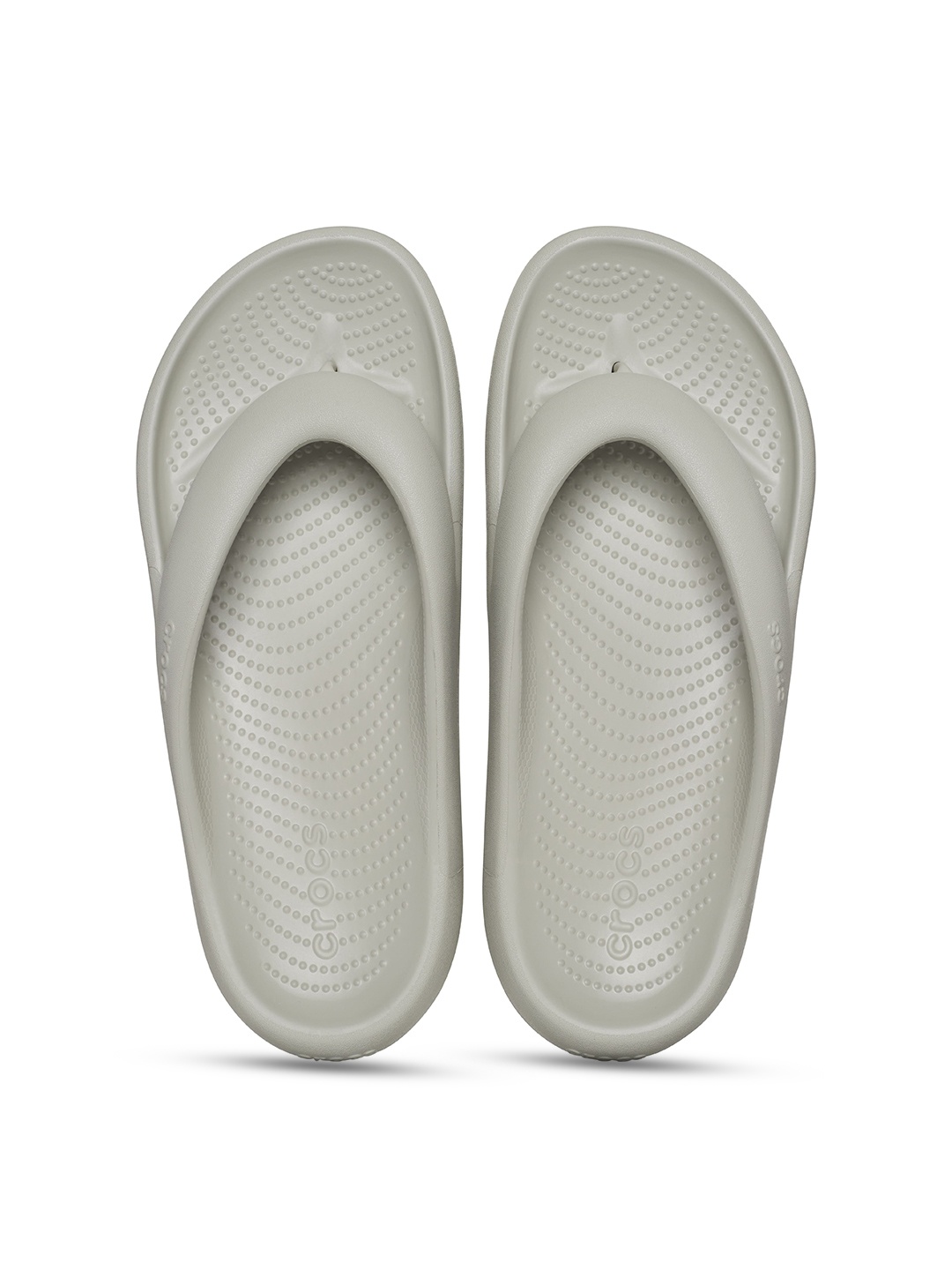 

Crocs Unisex Self Design Croslite Thong Flip-Flops, Grey