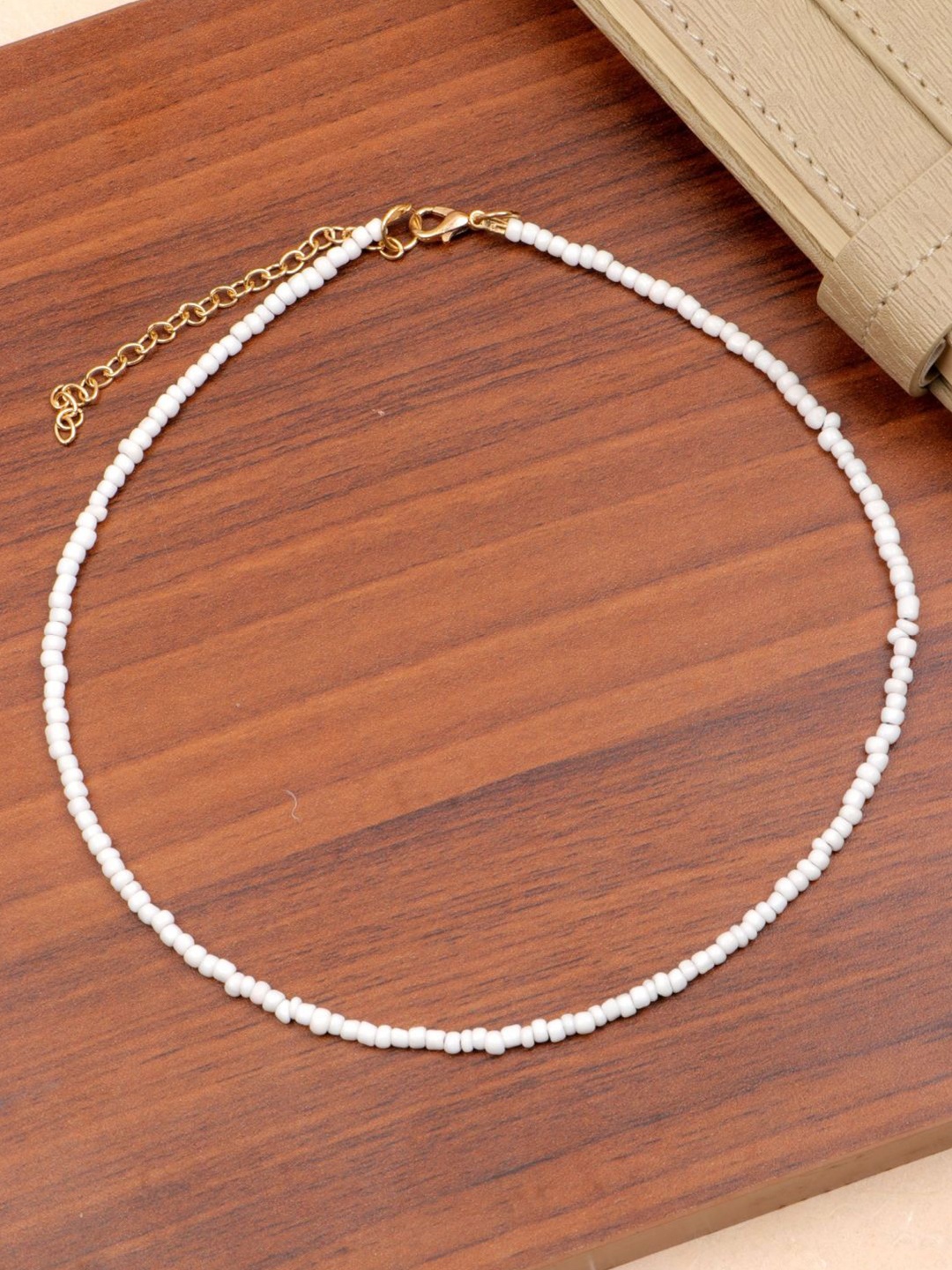 

Crunchy Fashion Gold-Plated Artificial Beads Necklace