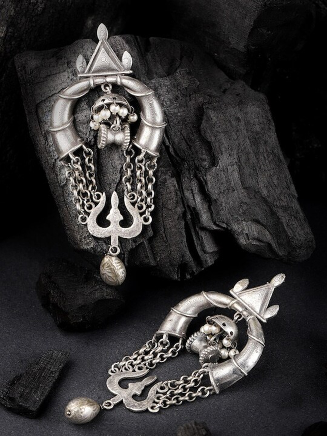 

Infuzze Silver Plated Drop Earrings