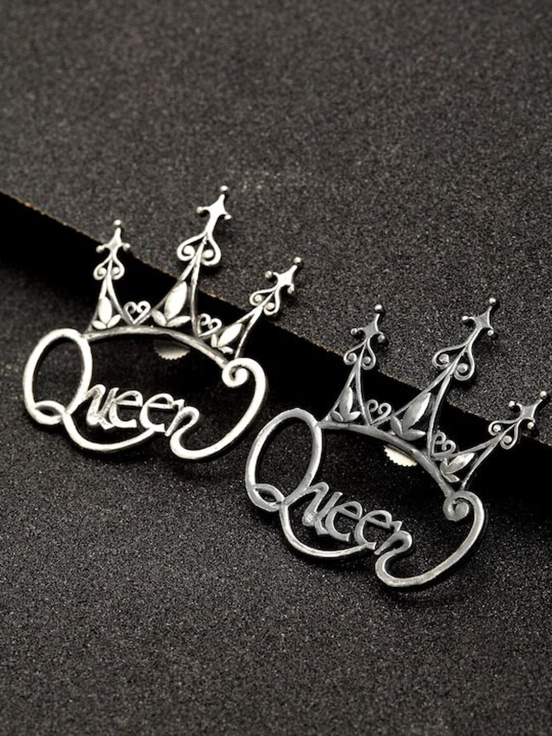 

Infuzze Silver Plated Contemporary Studs Earrings