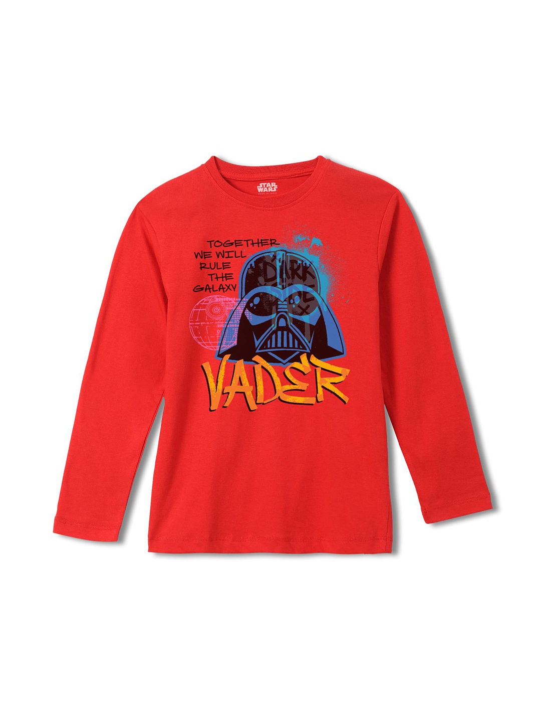 

Wear Your Mind Boys Star Wars Printed Regular Fit Cotton T-shirt, Red