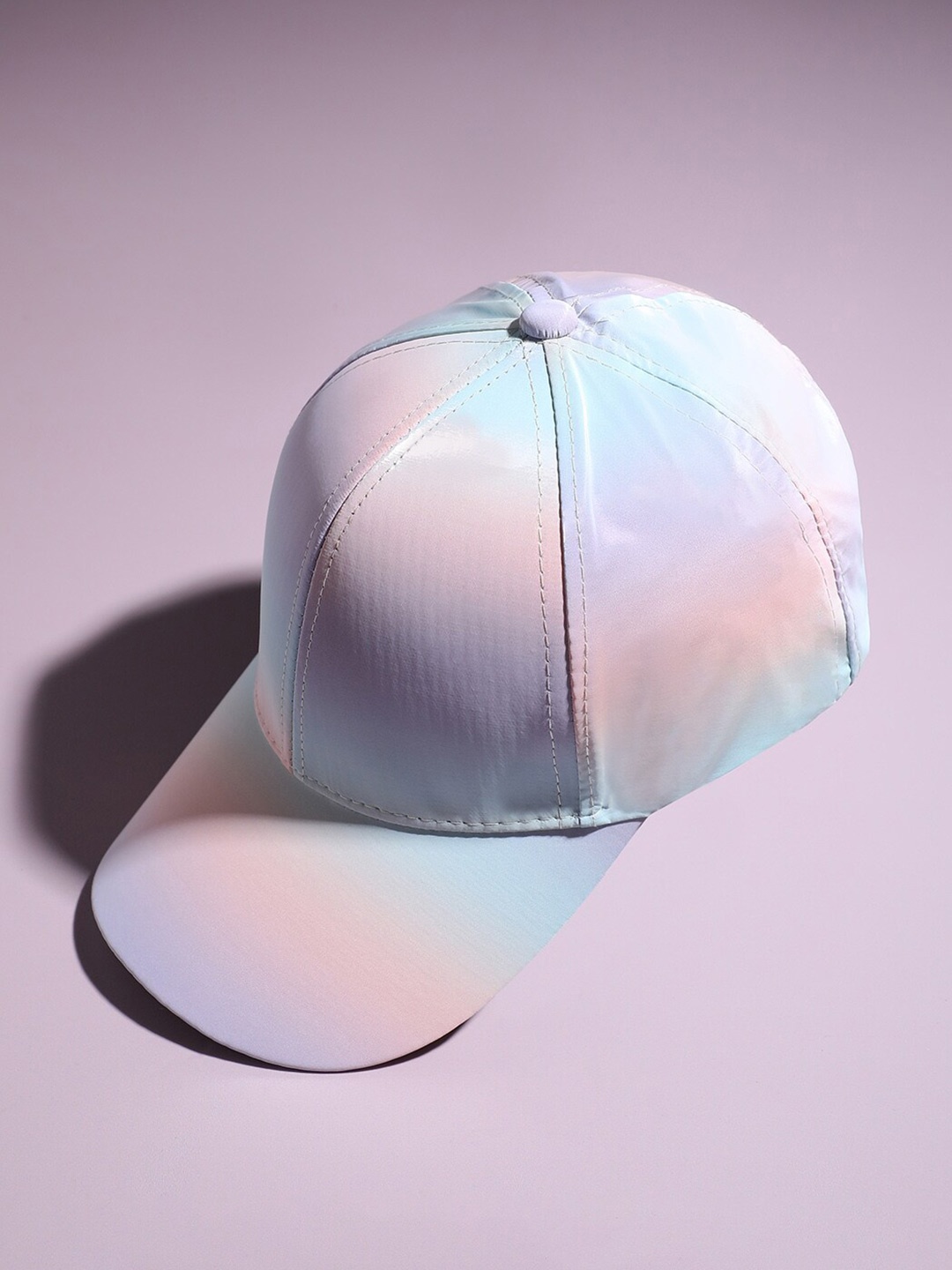 

HAUTE SAUCE by Campus Sutra Tie & Dye Printed Baseball Cap, Blue