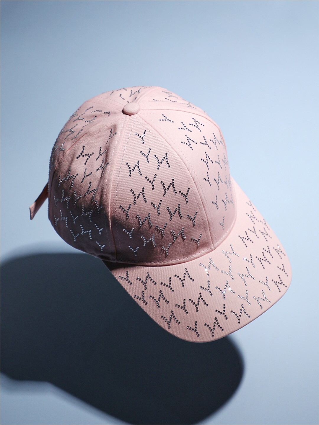 

HAUTE SAUCE by Campus Sutra Women Self Design Baseball Cap, Pink