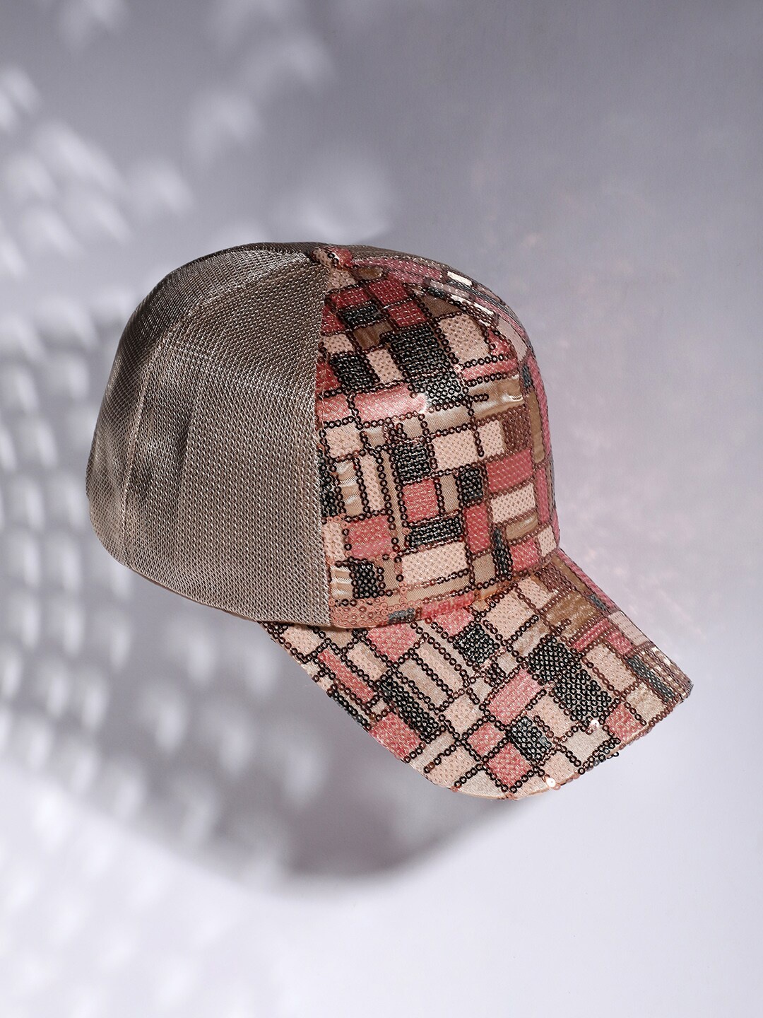 

HAUTE SAUCE by Campus Sutra Women Self Design Baseball Cap, Pink