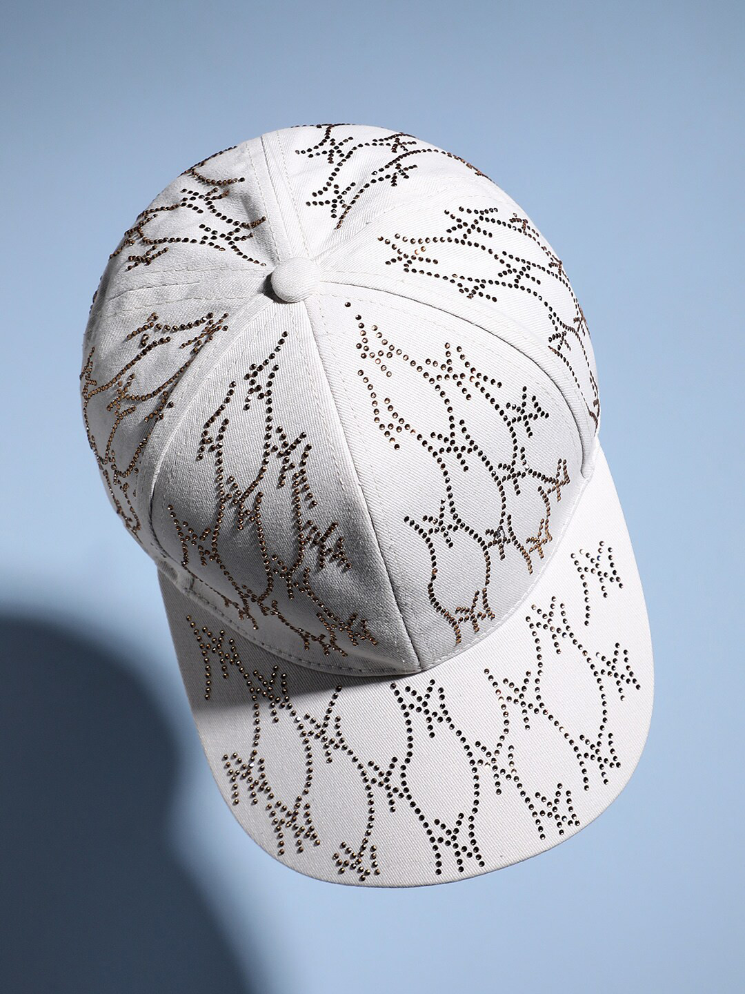 

HAUTE SAUCE by Campus Sutra Women Embellished Baseball Cap, White