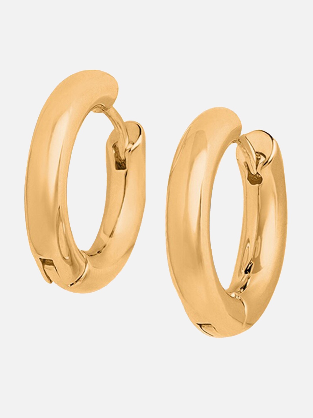 

Tipsyfly Circular Shaped Hoop Earrings, Gold