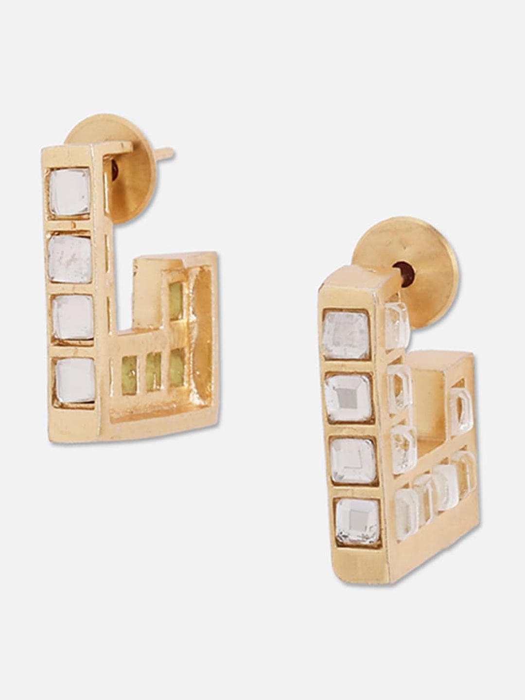 

Tipsyfly Contemporary Stud Earrings, Gold