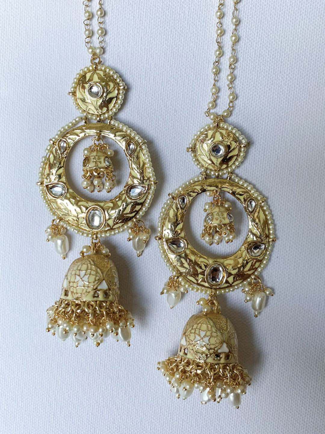 

Tipsyfly Dome Shaped Jhumkas, Gold