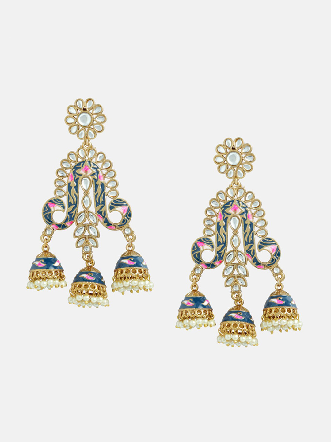 

Tipsyfly Contemporary Drop Earrings, Gold