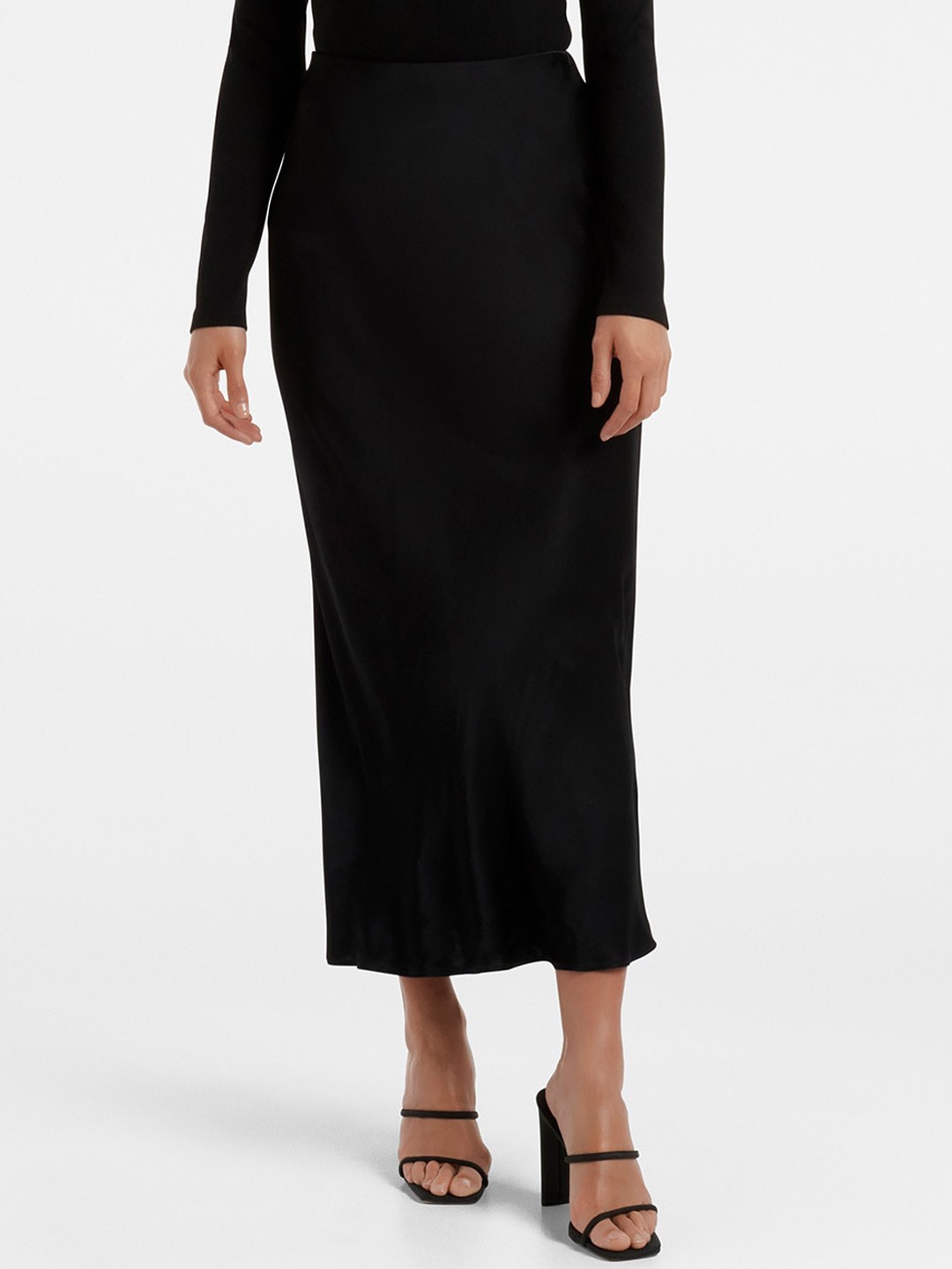 

Forever New Straight Midi Skirts, Black