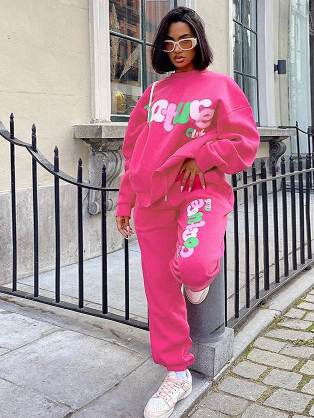 

StyleCast Pink Typographic Printed Co-Ords