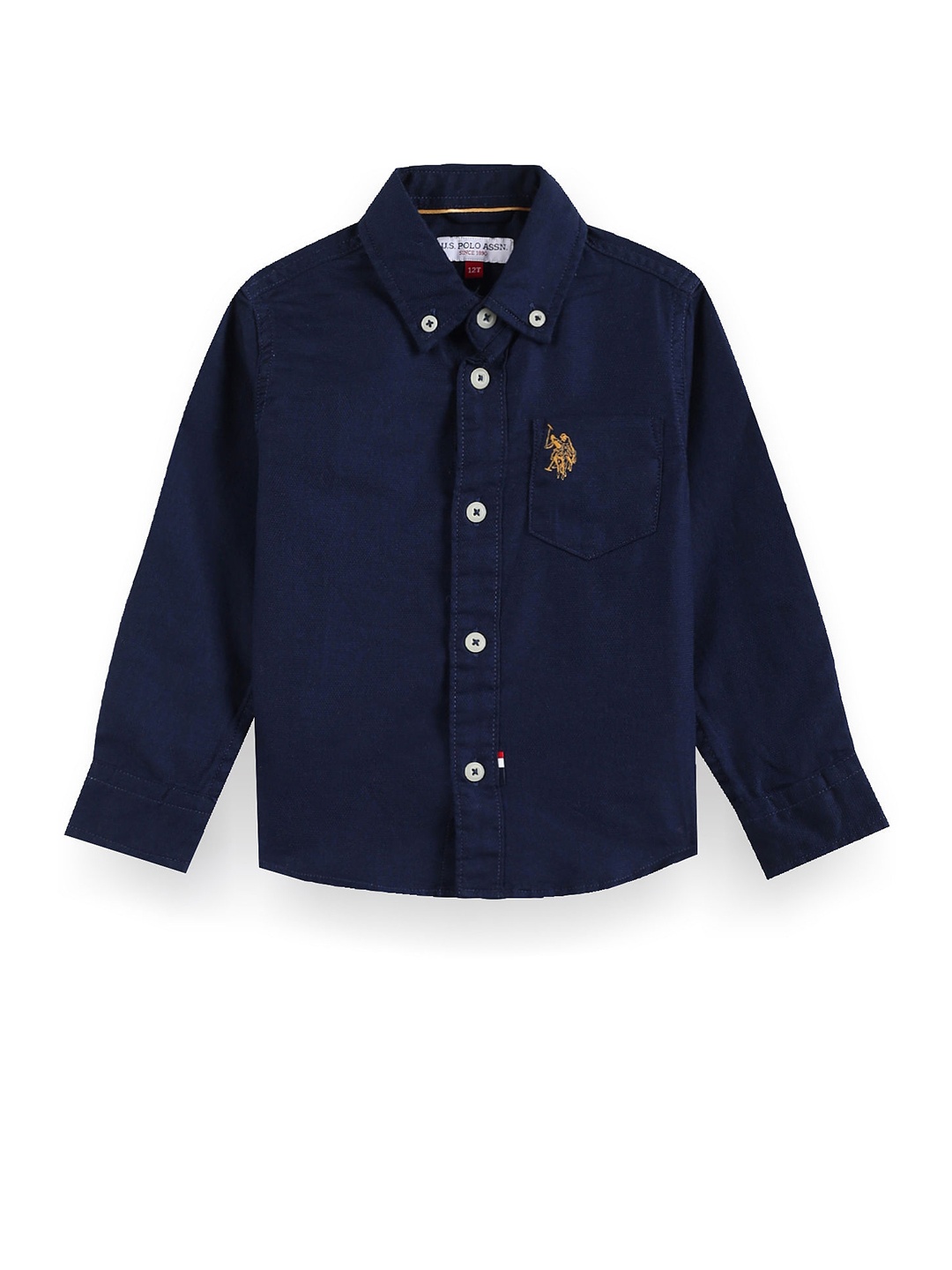 

U.S. Polo Assn. Kids Boys Classic Pure Cotton Casual Shirt, Navy blue