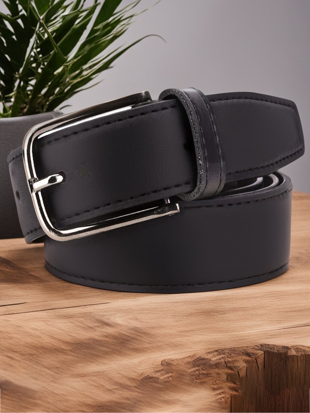 

Roadster Men Formal Belt, Black