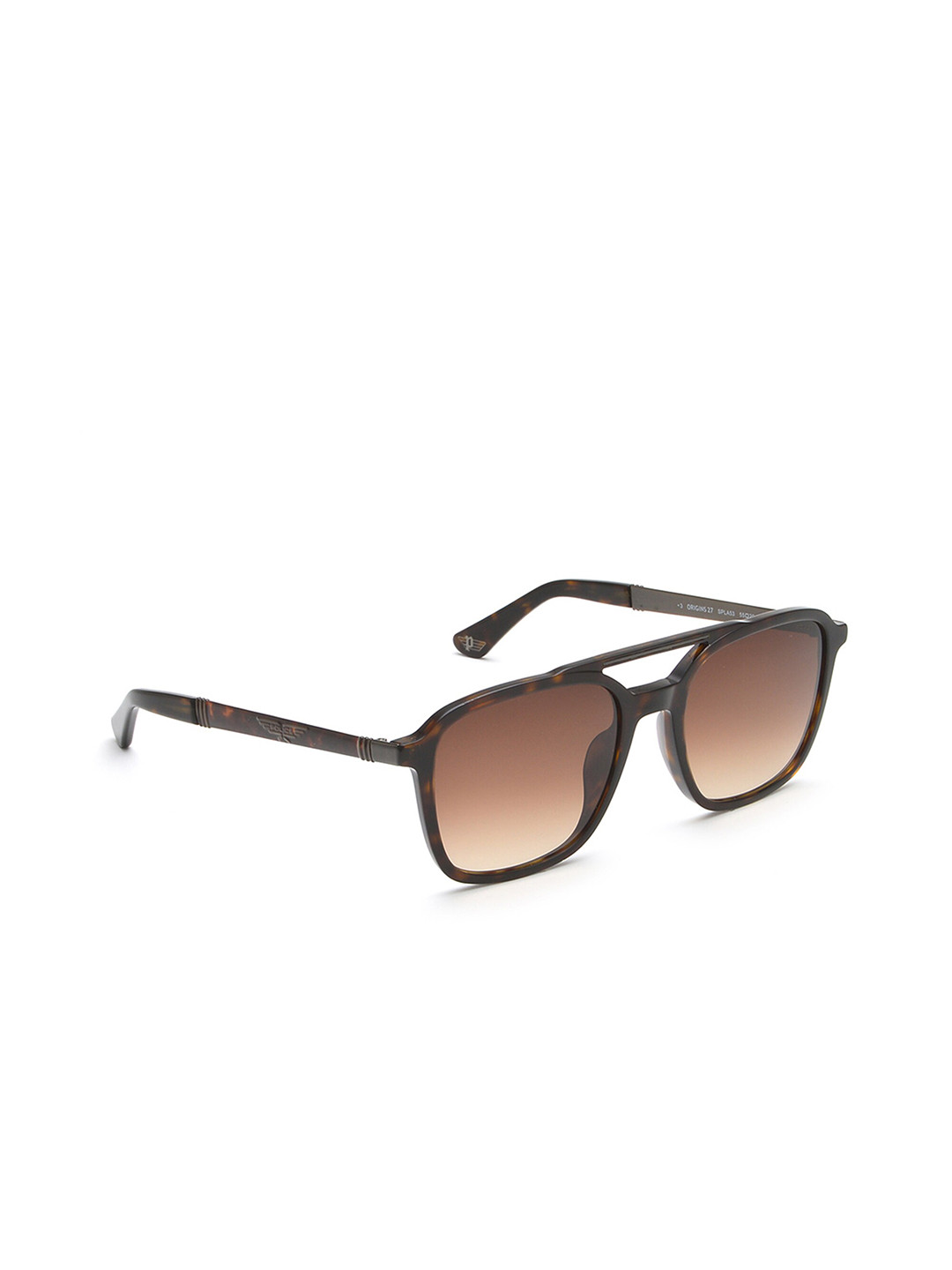 

Police Men Square Sunglasses With UV Protected Lens, Brown