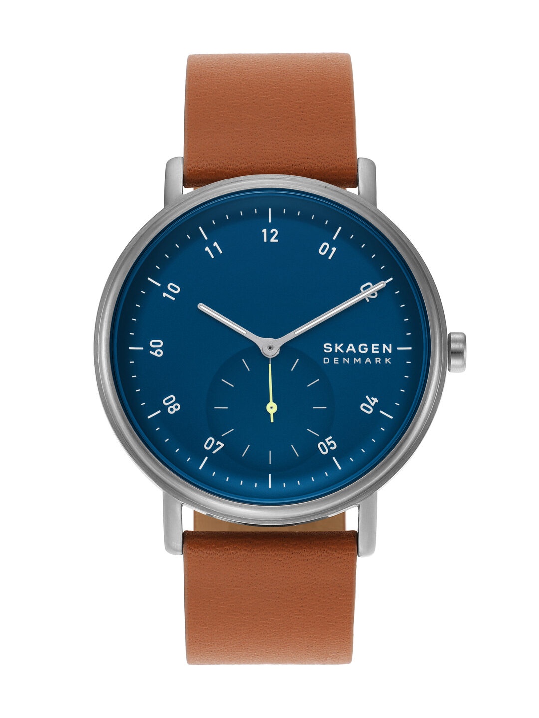 

SKAGEN Men Leather Straps Analogue Watch SKW6888, Brown