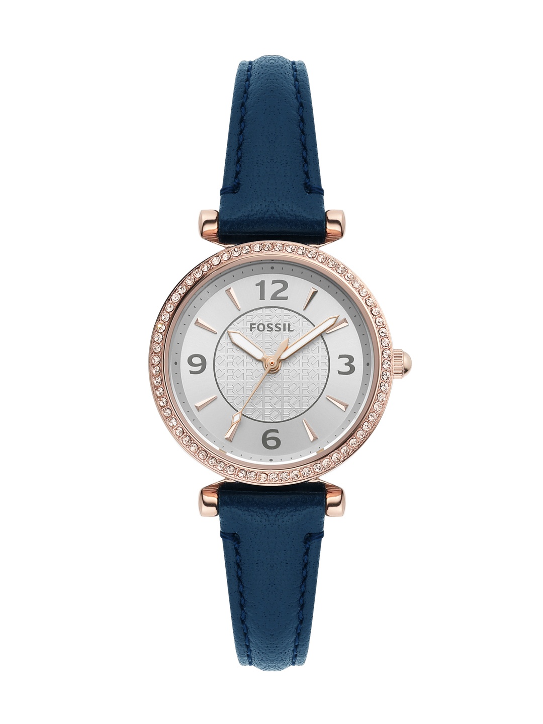 

Fossil Women Round Dial Water Resistance Analogue Watch ES5295, Silver