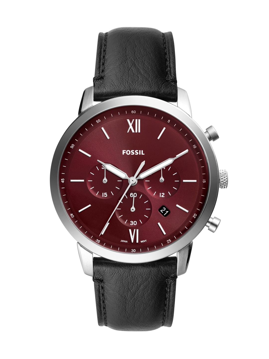 

Fossil Men Red Leather Straps Neutra Analogue Watch FS6016