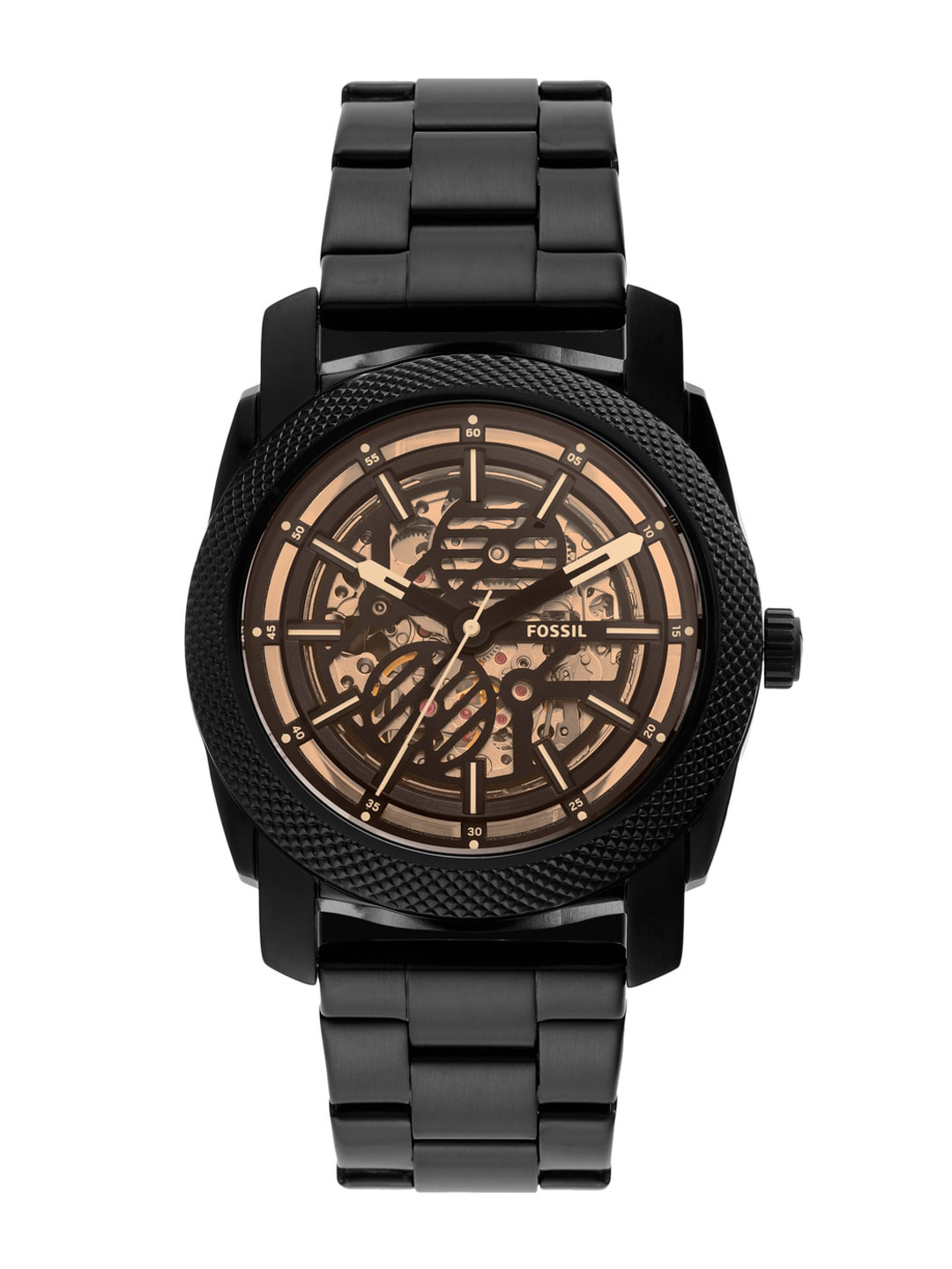 

Fossil Men Round Dial Water Resistance Analogue Automatic Motion Watch ME3253, Bronze