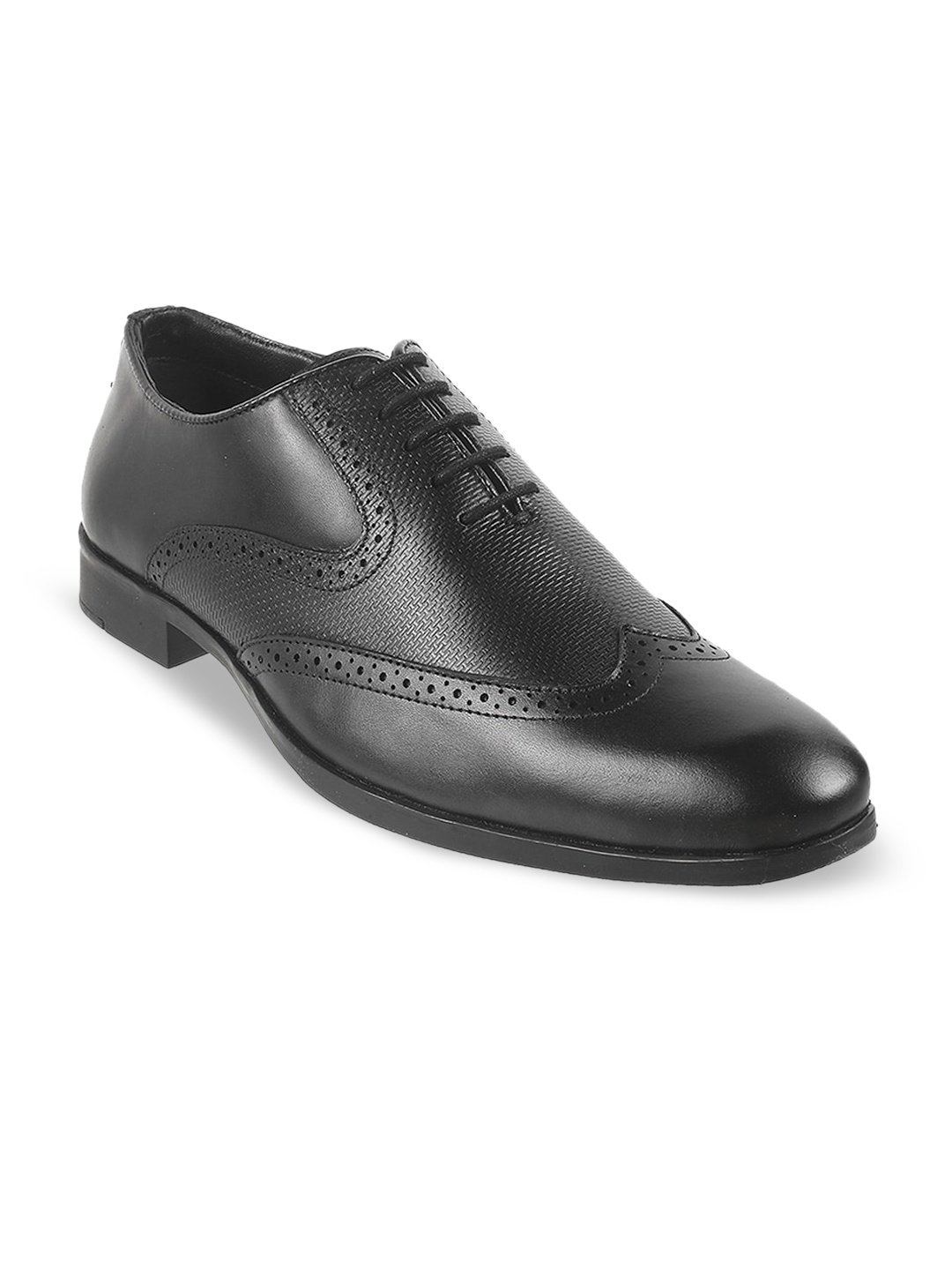 

Metro Men Textured Formal Oxfords, Black