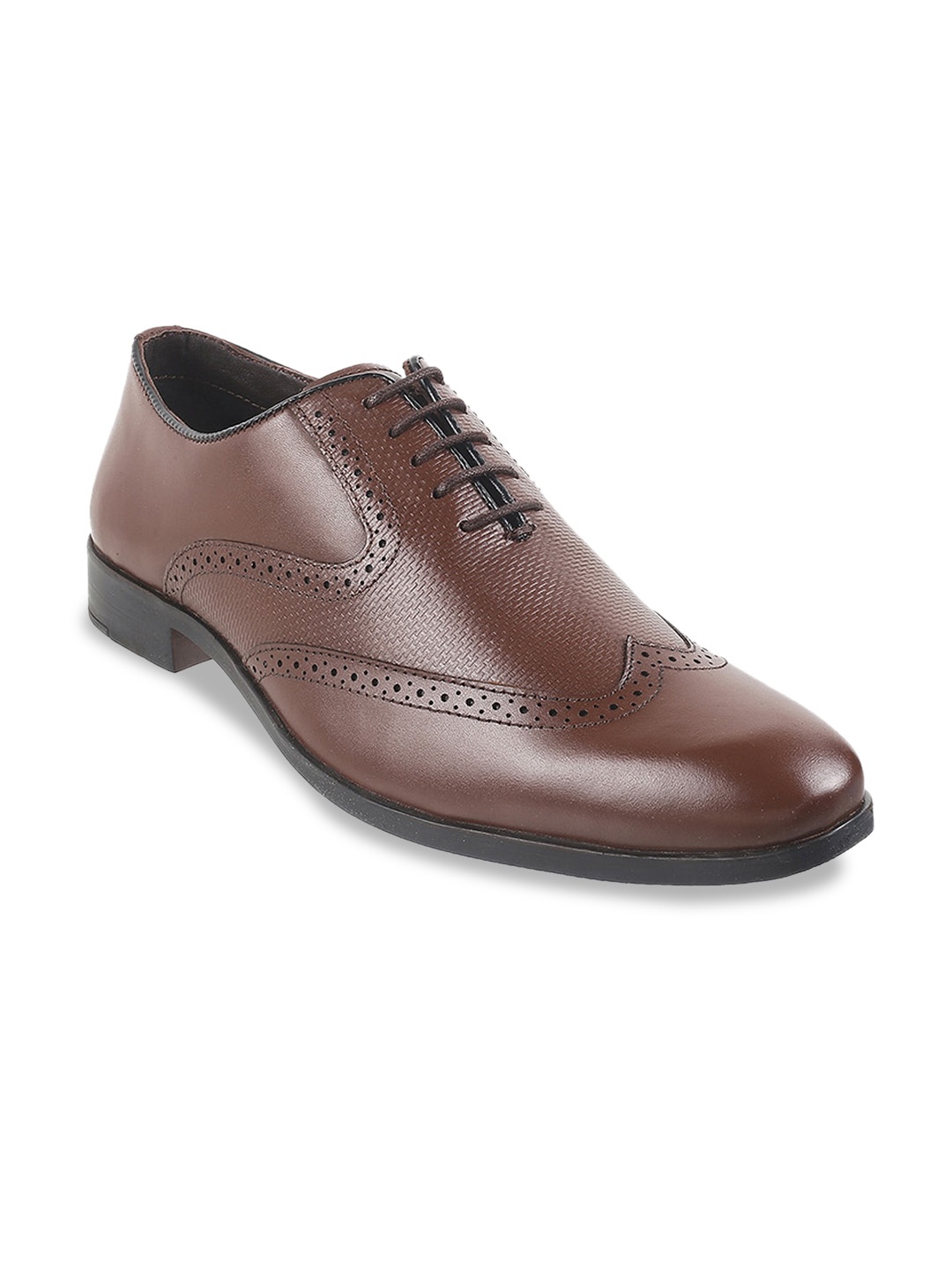 

Metro Men Textured Formal Oxfords, Brown