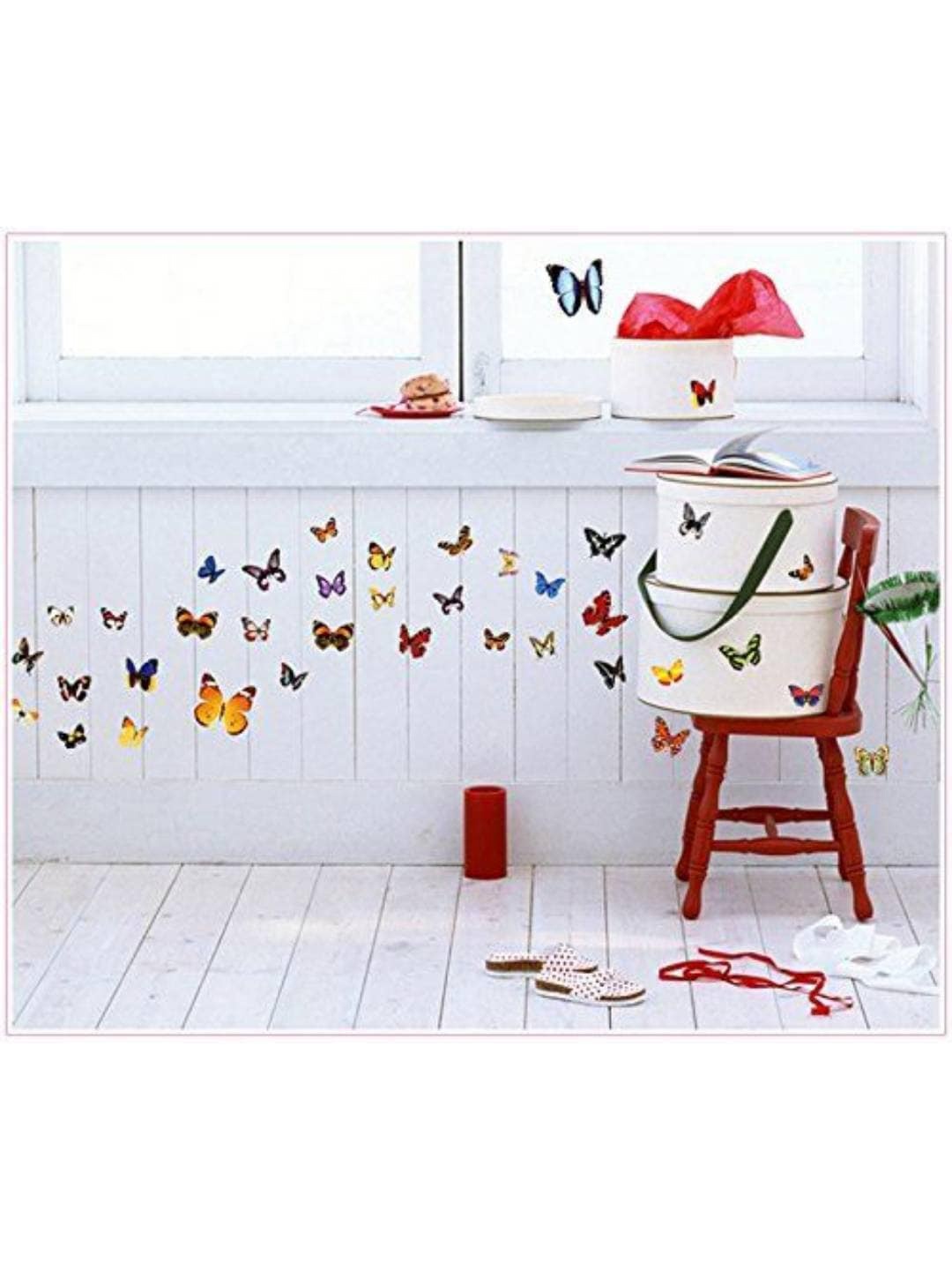 

Jaamso Royals Yellow & Blue Printed Self-Adhesive Water Proof Wall Sticker