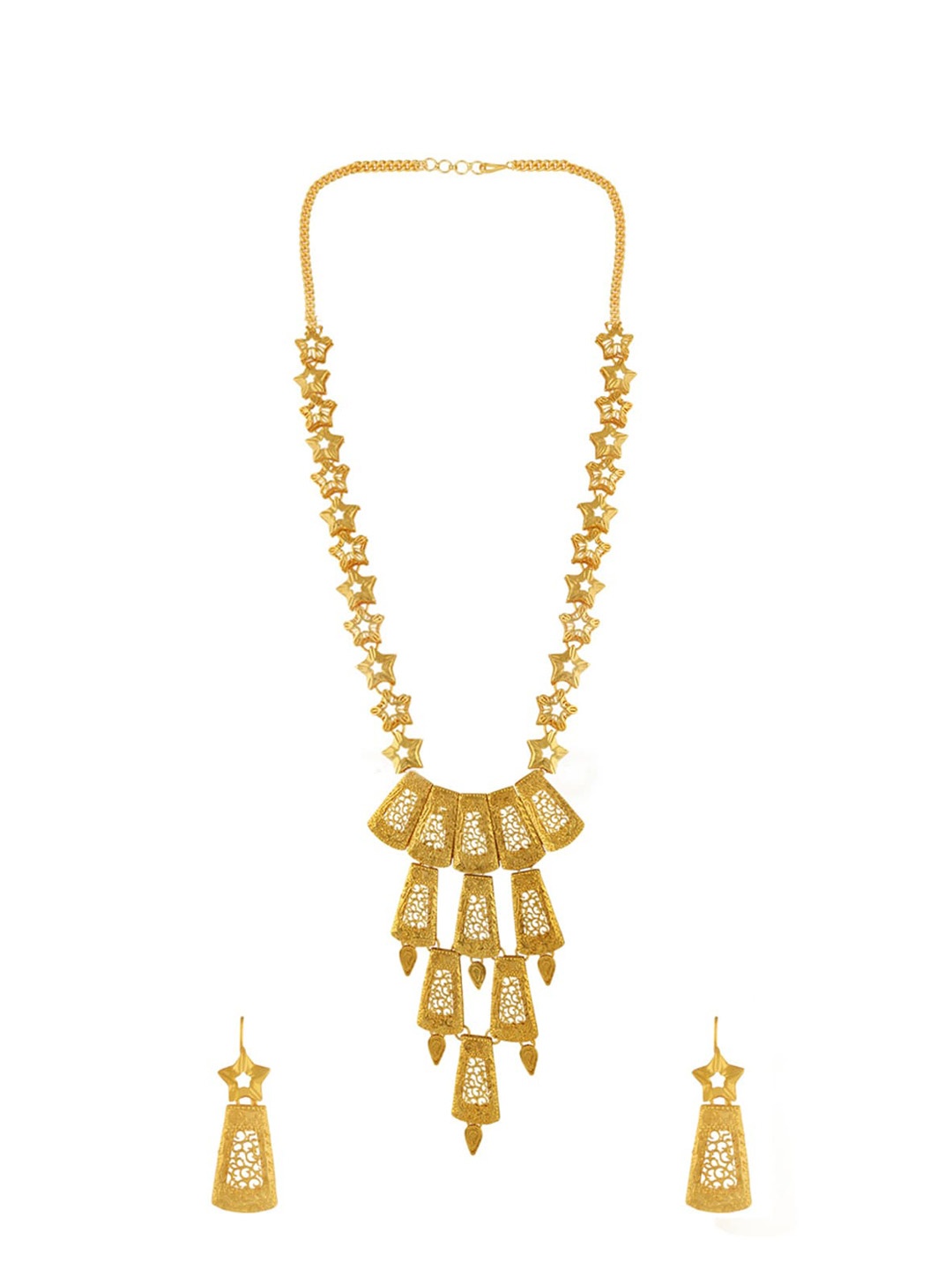 

Alamod Gold-Plated Layered Jewellery Set