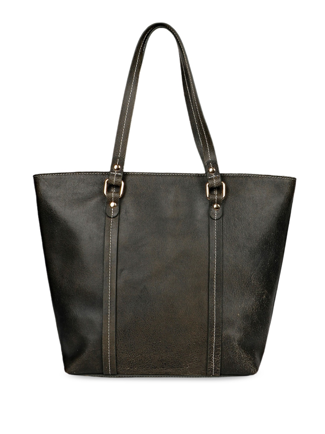 

Saint G Textured Leather Oversized Shopper Shoulder Bag, Black