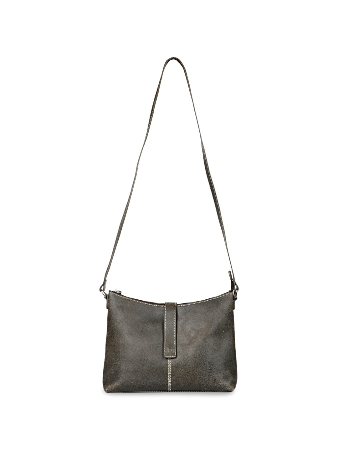 

Saint G Textured Leather Structured Hobo Bag, Black