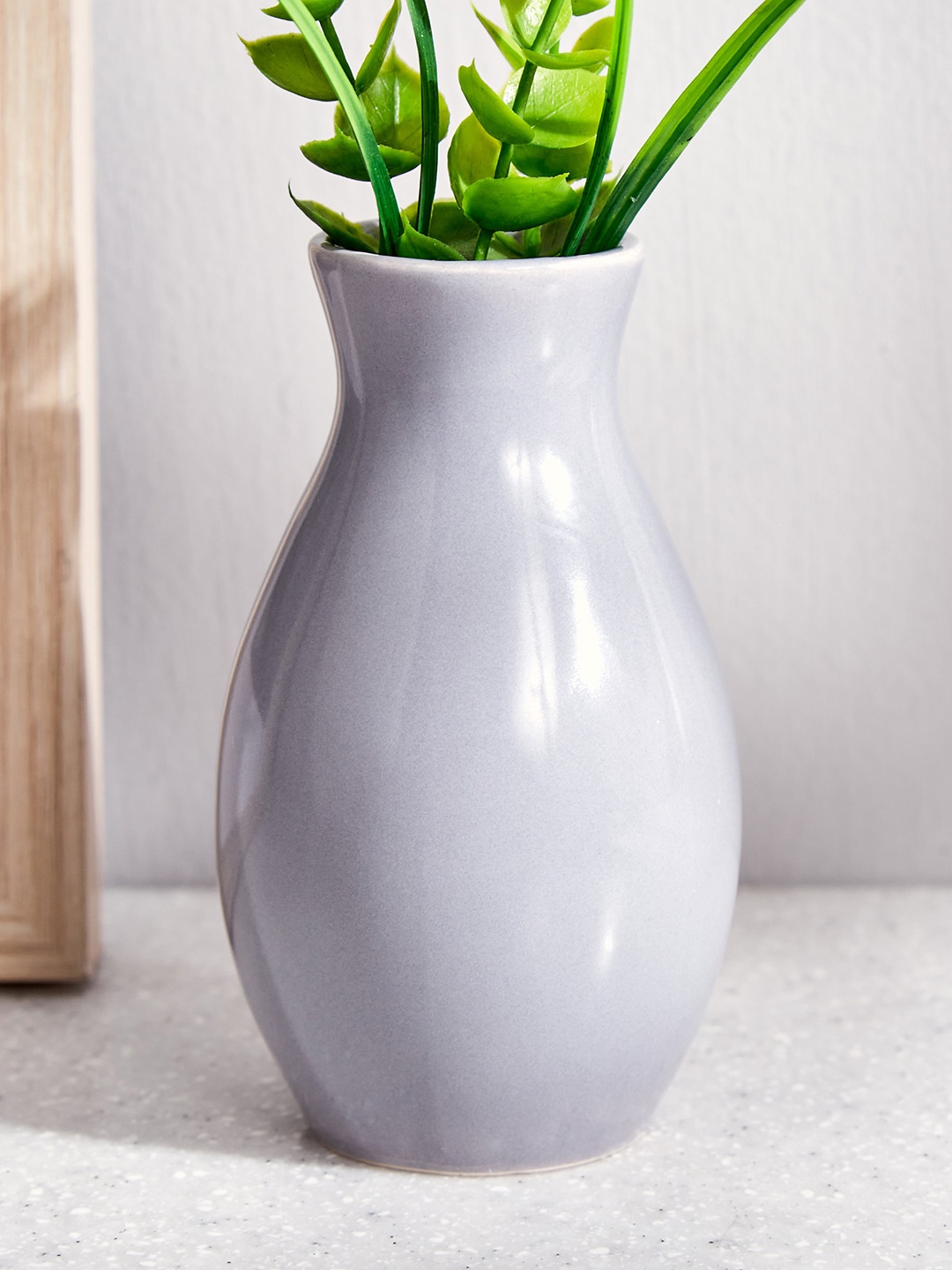 

Home Centre Lets Garden Light Purple Polyresin Small Table Vase